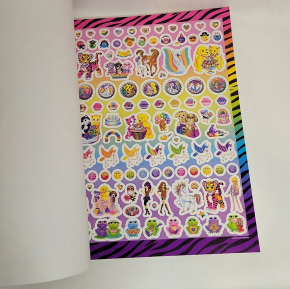 Lisa Frank LOT Dancing Dolphins Glitter Folder Notebooks Stickers Coloring Books - Picture 7 of 12